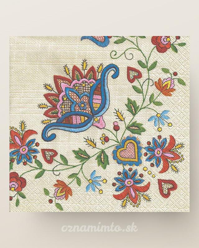 Ľudové servítky 01