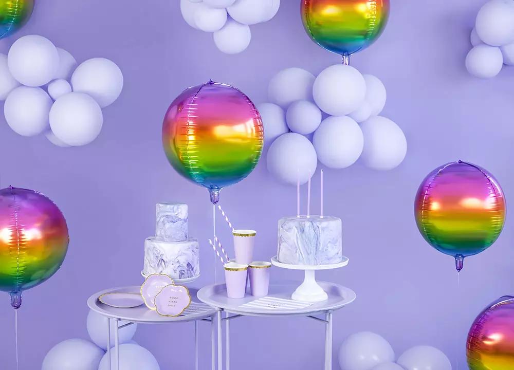 Papierové slamky - fialové (10ks) 3/4