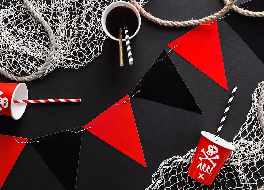 Papierové slamky - čierne (10ks) 2/3