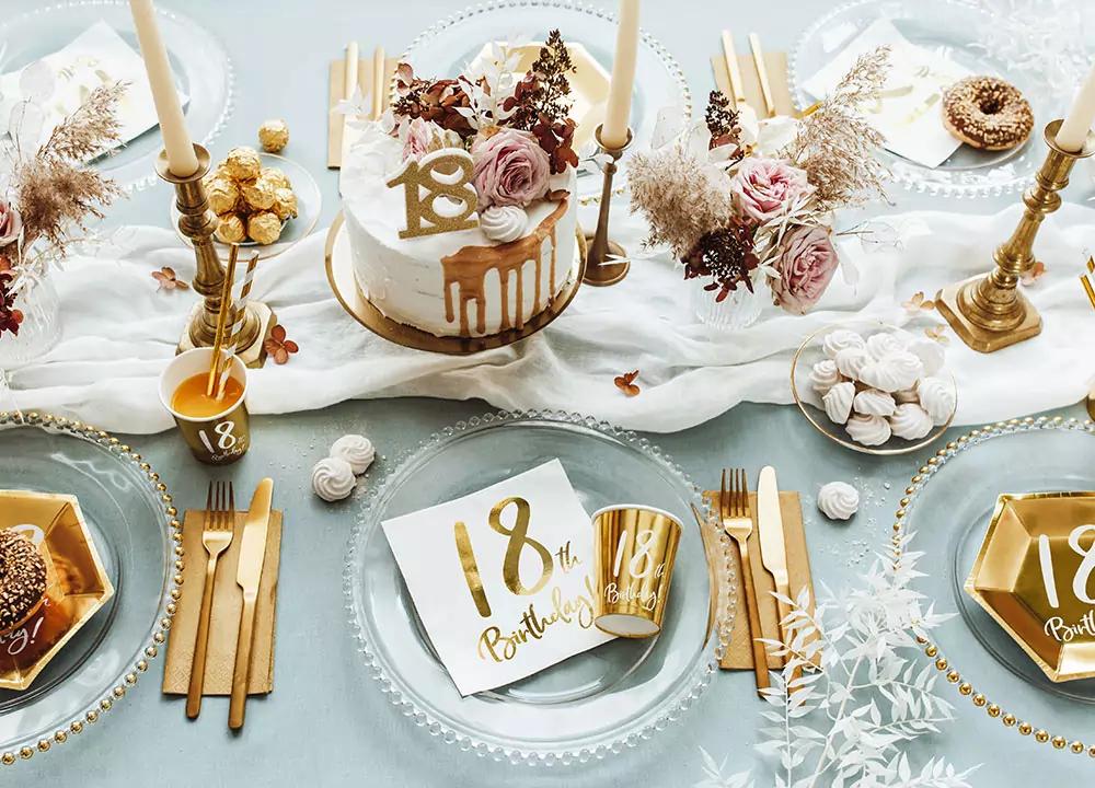 Tortová sviečka - zlatá 18-tka 2/4