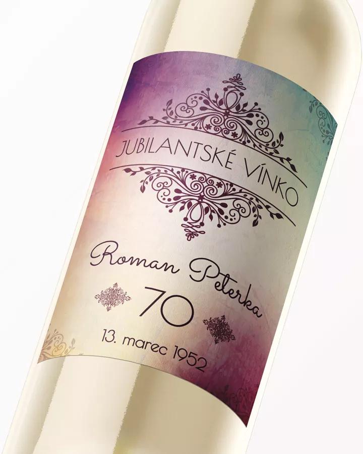 Etikety na víno / pálenku motív Trendy Retro 2/3