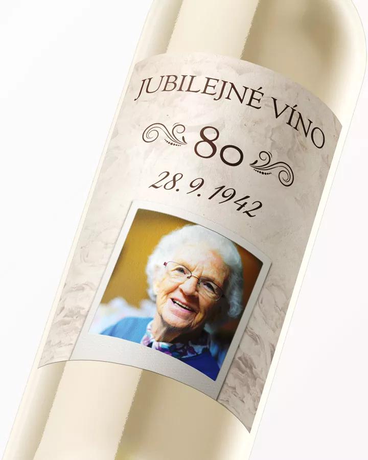 Etikety na víno / pálenku motív Vintage 01 (s fotkou) 2/3