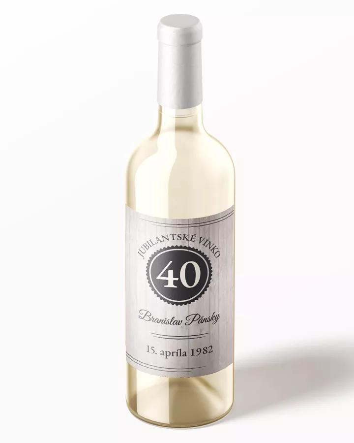Etikety na víno / pálenku motív Vintage 02 svetlé 1/3