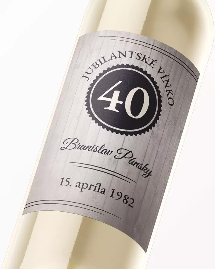 Etikety na víno / pálenku motív Vintage 02 svetlé 2/3