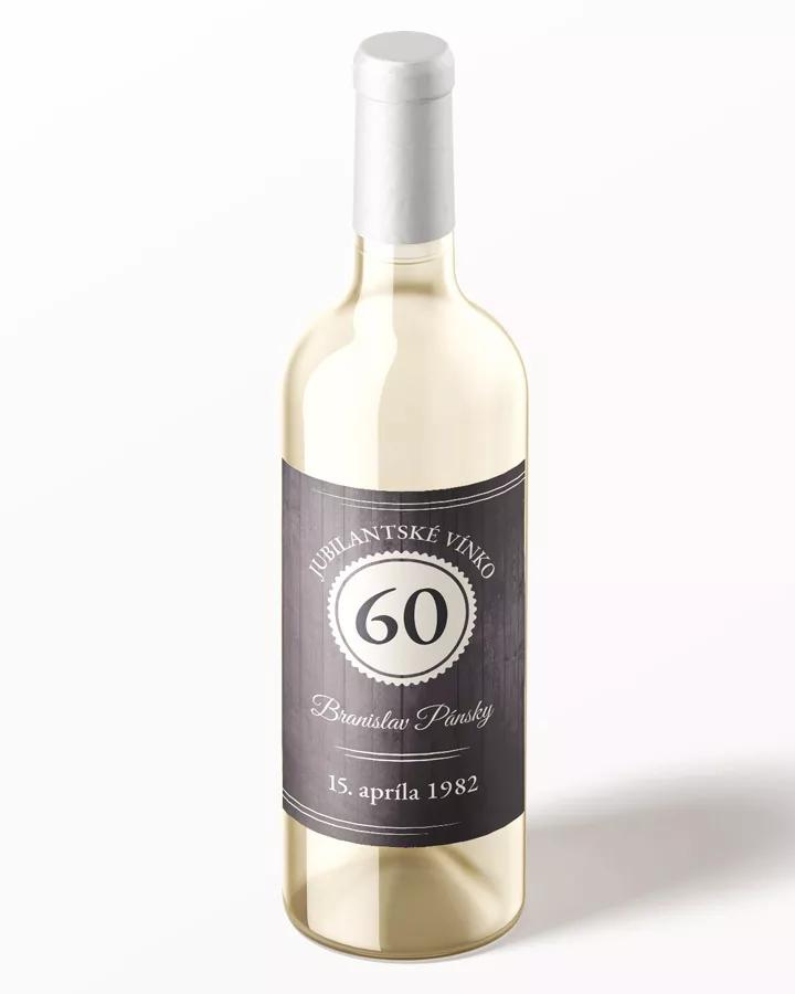 Etikety na víno / pálenku motív Vintage 02 tmavé 1/3
