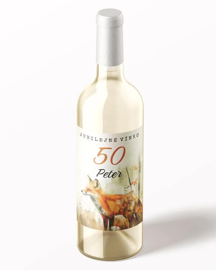 Etikety na víno / pálenku motív Líška 01 2/3