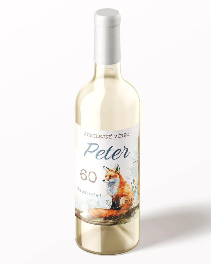 Etikety na víno / pálenku motív Líška 03 2/3