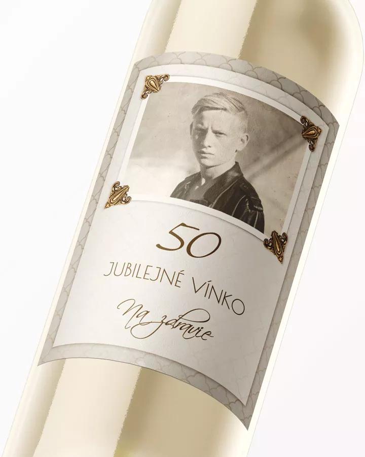 Etikety na víno / pálenku motív Vintage 03 (s fotkou) 2/3