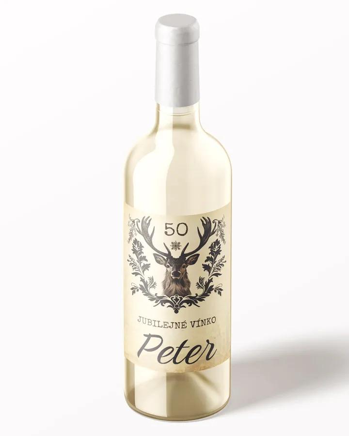 Etikety na víno / pálenku motív Jeleň 05 2/3