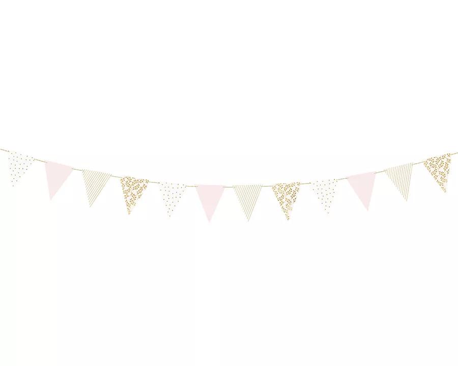 Farebná girlanda s vlajkami, vzor 04 1/4