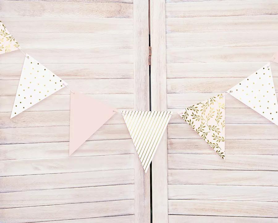 Farebná girlanda s vlajkami, vzor 04 2/4