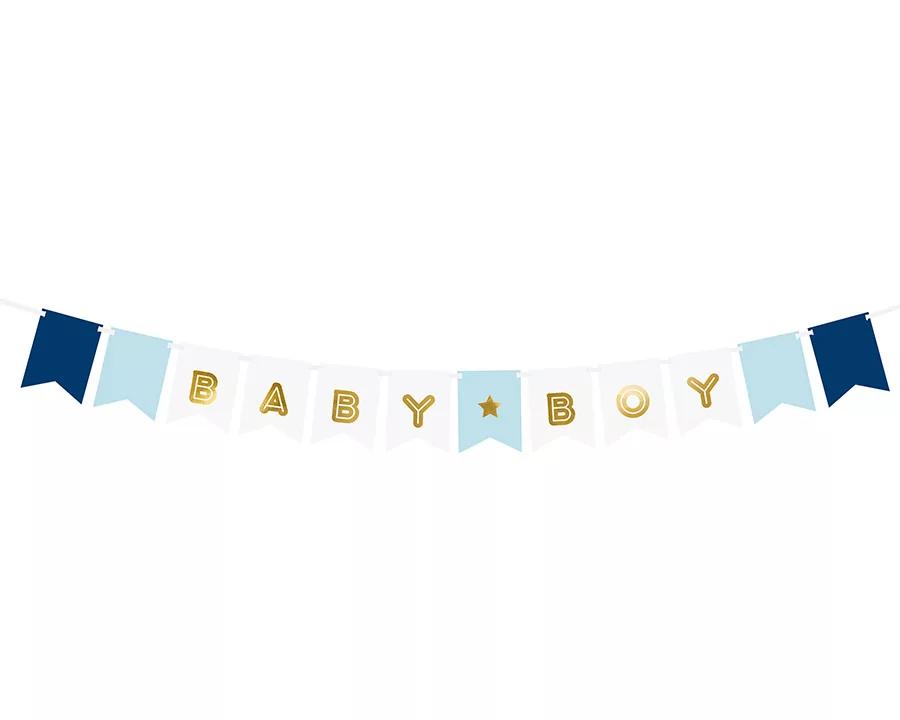 Farebná girlanda s vlajkami, vzor 09 1/4