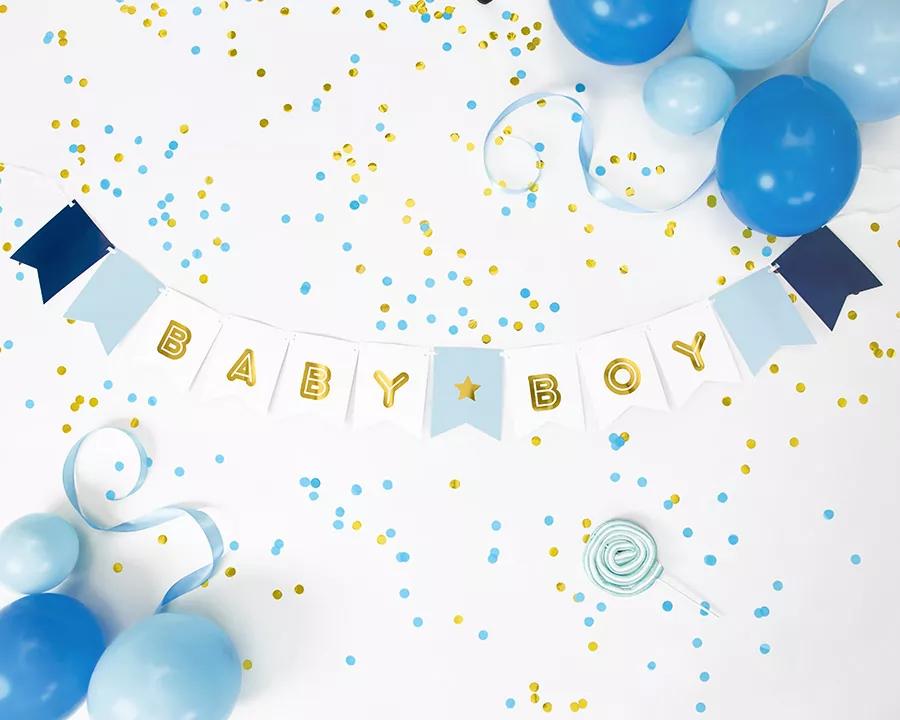 Farebná girlanda s vlajkami, vzor 09 3/4