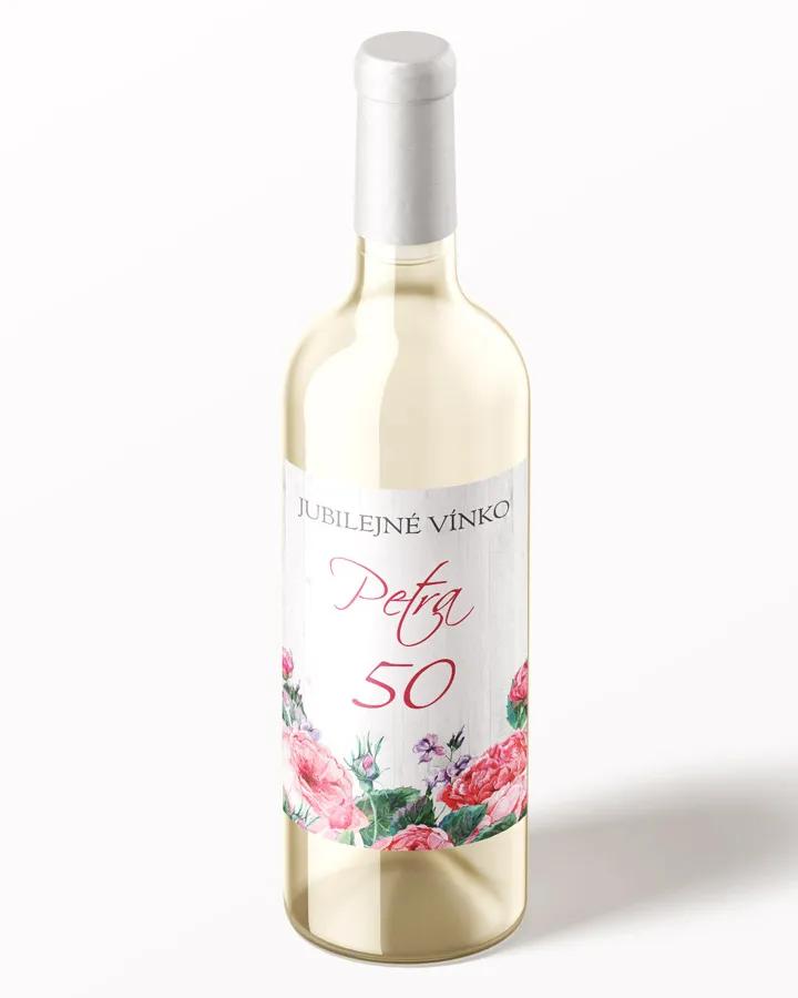 Etikety na víno / pálenku motív Šípové ruže 02 1/3