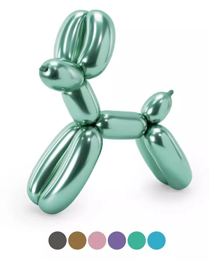 Metalické balóny na modelovanie (30ks+puma) 1/3