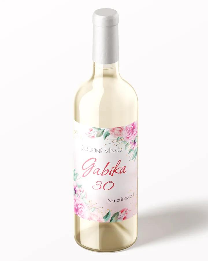 Etikety na víno / pálenku motív Šípové ruže 03 1/3