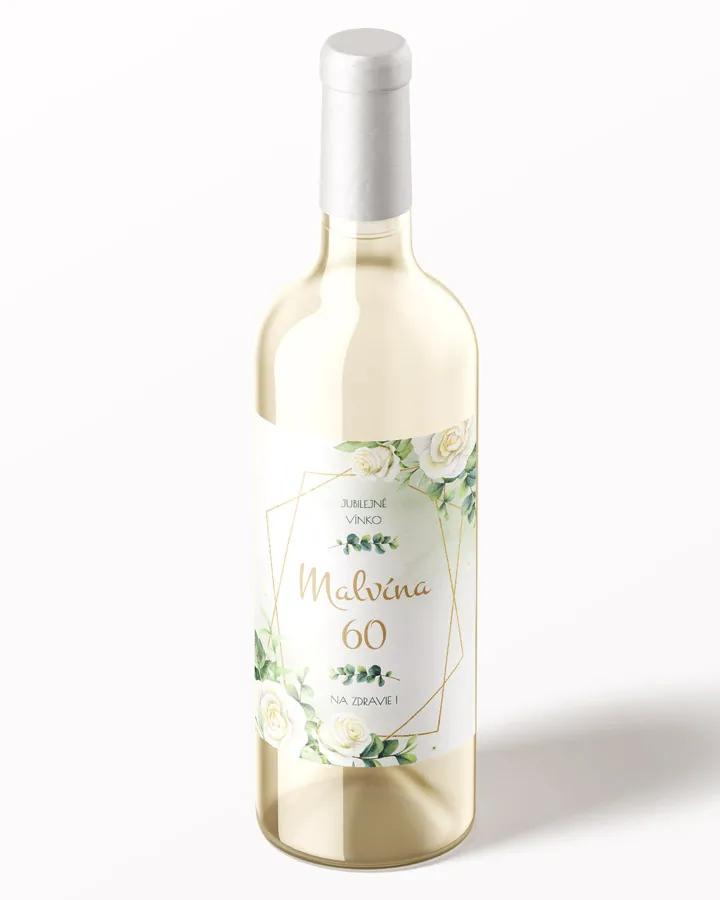 Etikety na víno / pálenku motív Šípové ruže 05 1/3