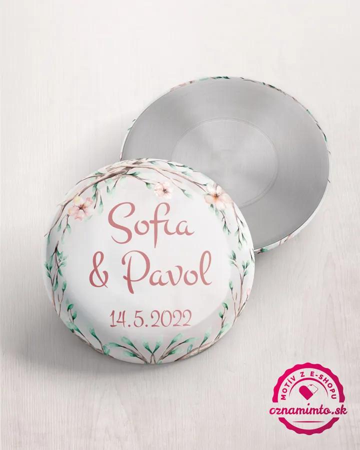 Svadobné magnetky / odznaky - Svadobná brána 1/2