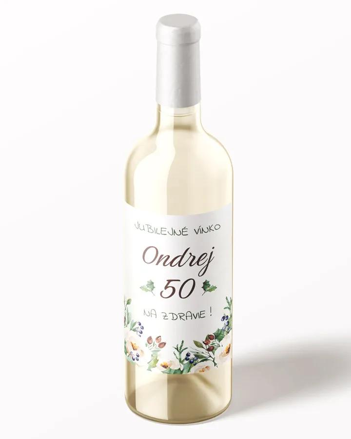 Etikety na víno / pálenku motív Lesné plody 1/3