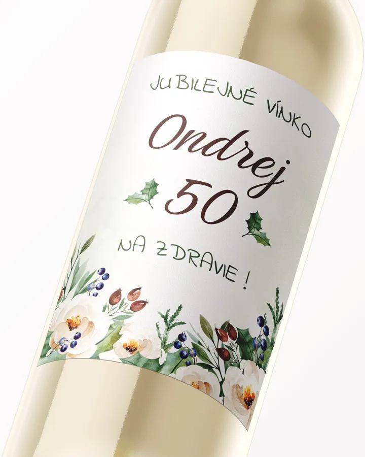 Etikety na víno / pálenku motív Lesné plody 2/3