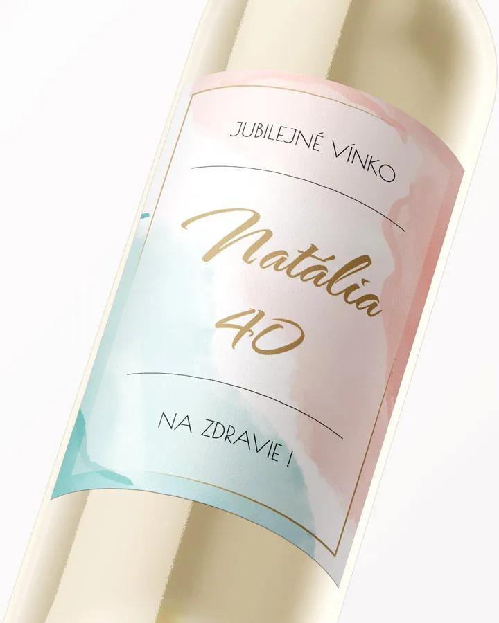 Etikety na víno / pálenku motív Abstrakt 01 2/3