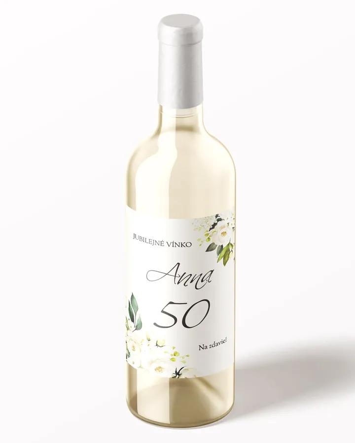 Etikety na víno / pálenku motív Šípové ruže 06 2/3