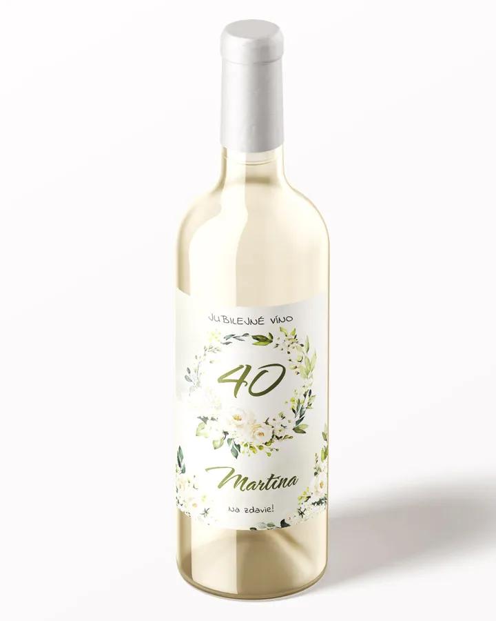 Etikety na víno / pálenku motív Šípové ruže 07 2/3