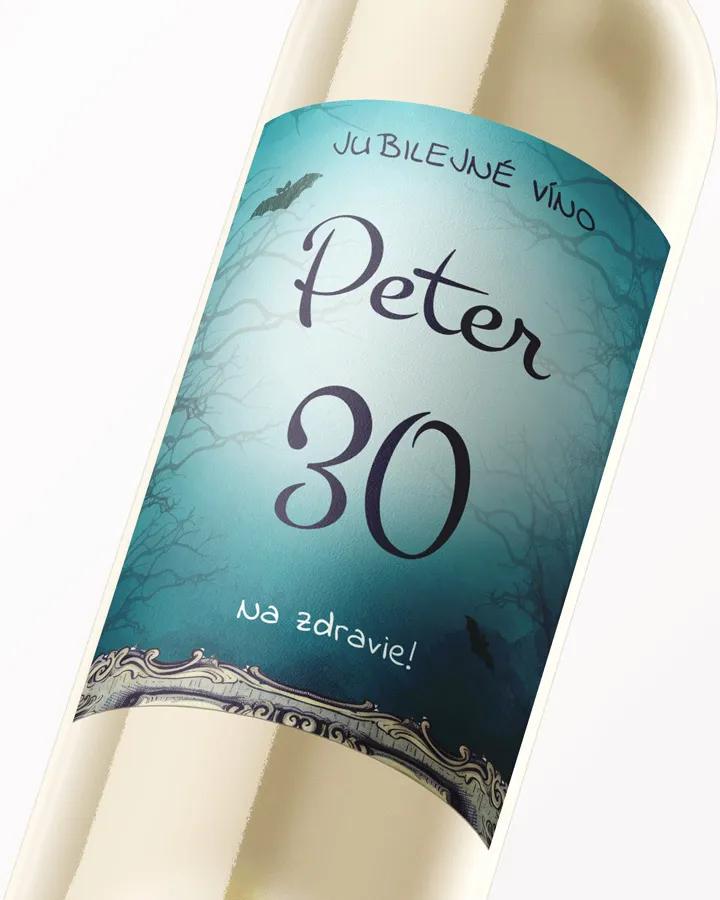 Etikety na víno / pálenku motív The Addams Family 1/3