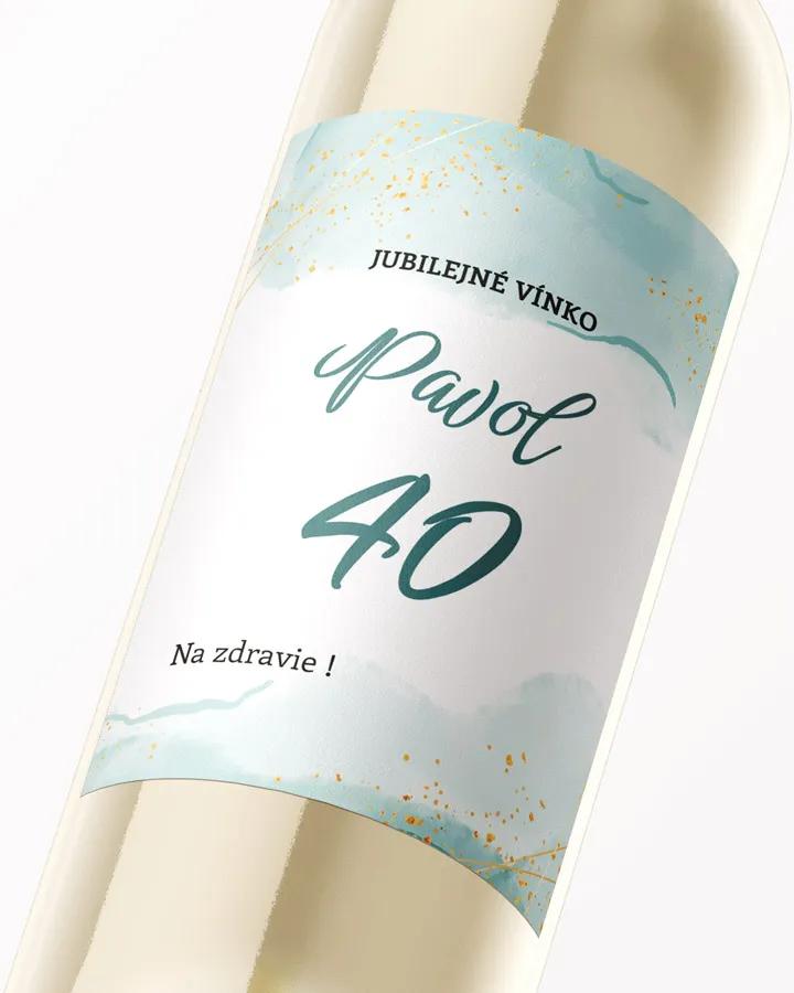 Etikety na víno / pálenku motív Abstrakt 02 1/3