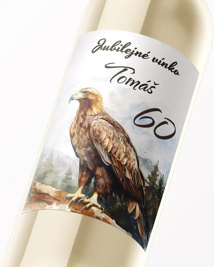 Etikety na víno / pálenku motív Orol 03 1/3