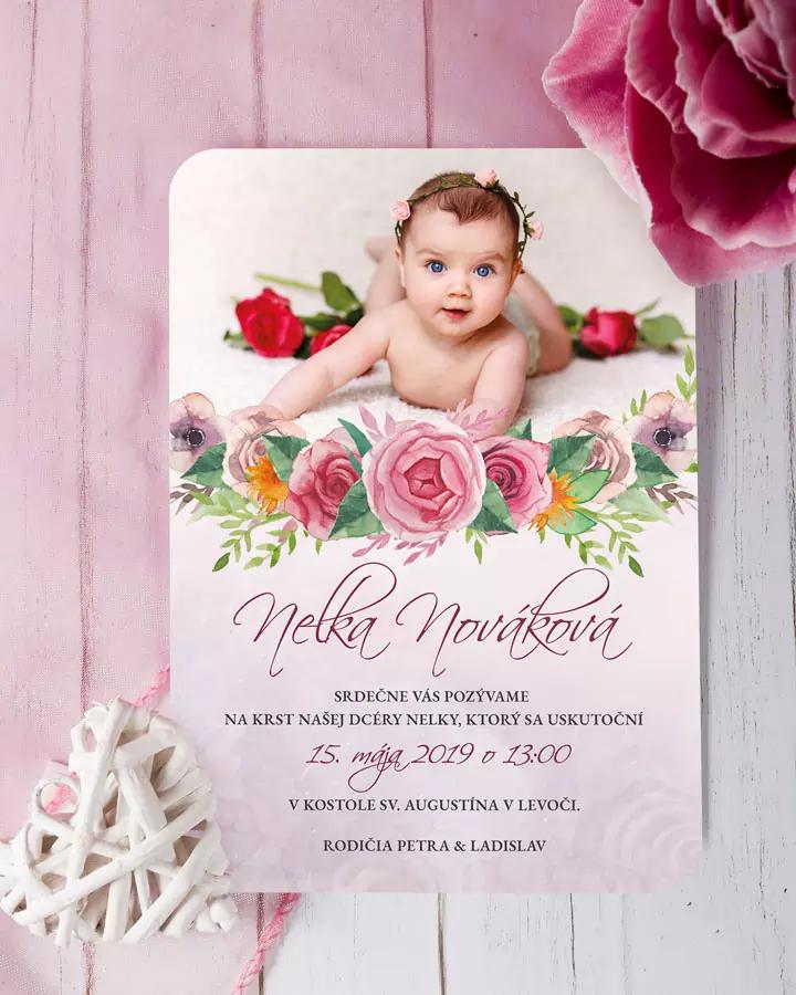 Pozvánka na krst, prvé sväté prijímanie 01 3/4