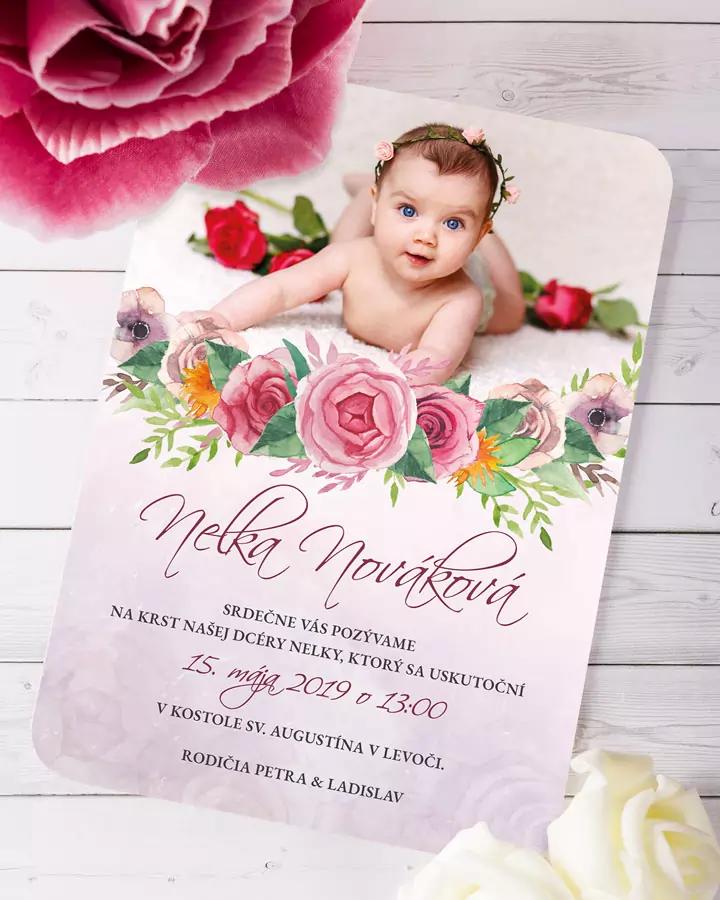 Pozvánka na krst, prvé sväté prijímanie 01 2/4