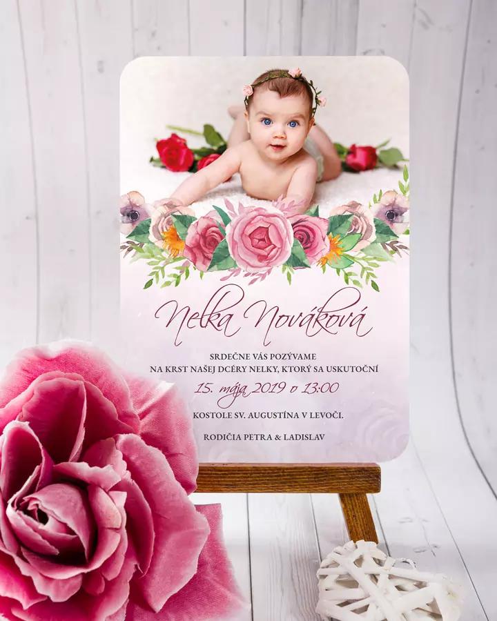 Pozvánka na krst, prvé sväté prijímanie 01 1/4