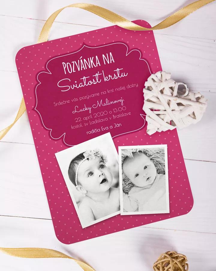 Pozvánka na krst, prvé sväté prijímanie 03 1/3