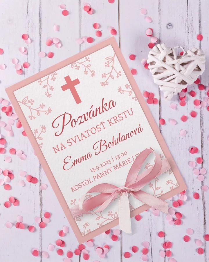 Pozvánka na krst, prvé sväté prijímanie 05 4/5