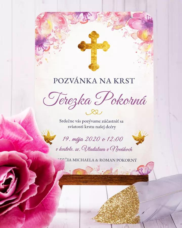 Pozvánka na krst, prvé sväté prijímanie 06 2/5
