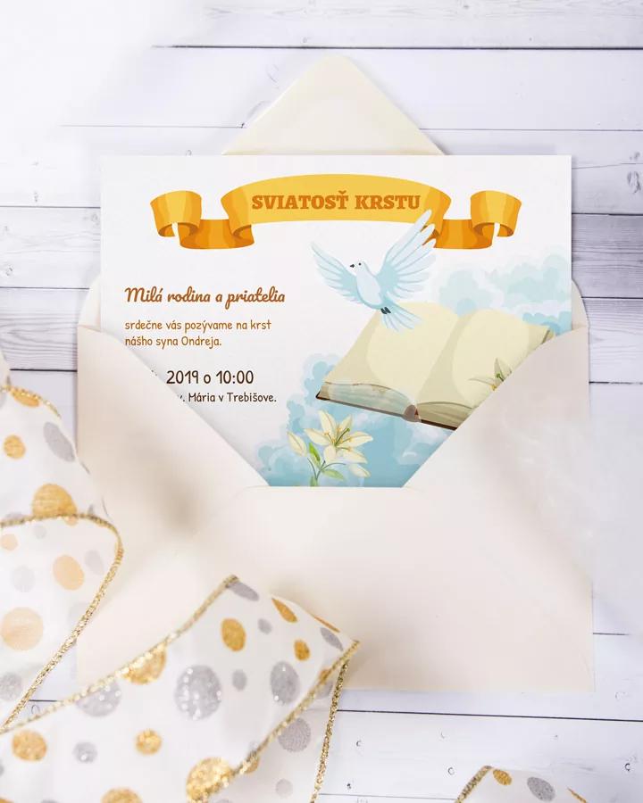 Pozvánka na krst, prvé sväté prijímanie 08 2/3