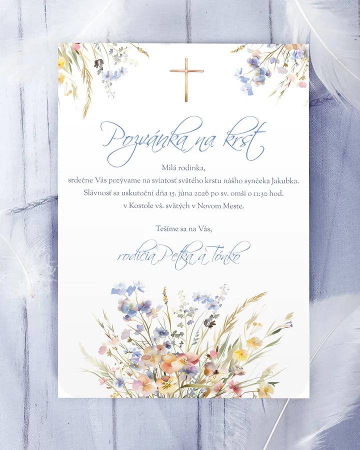 Pozvánka na krst, prvé sväté prijímanie 26