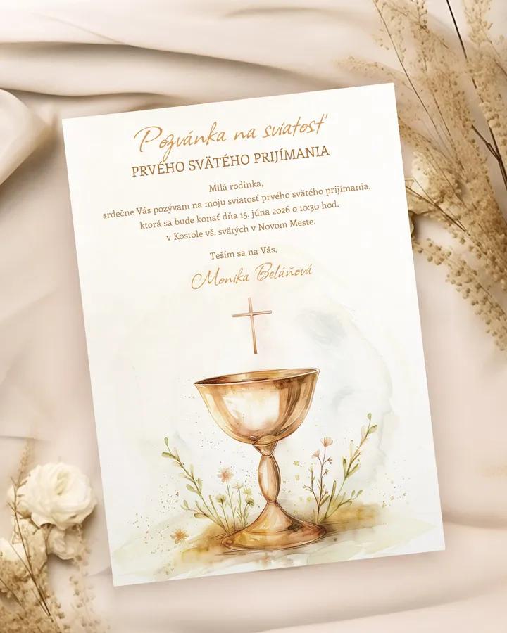 Pozvánka na krst, prvé sväté prijímanie 36