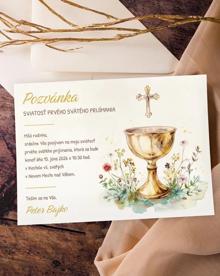 Pozvánka na krst, prvé sväté prijímanie 37