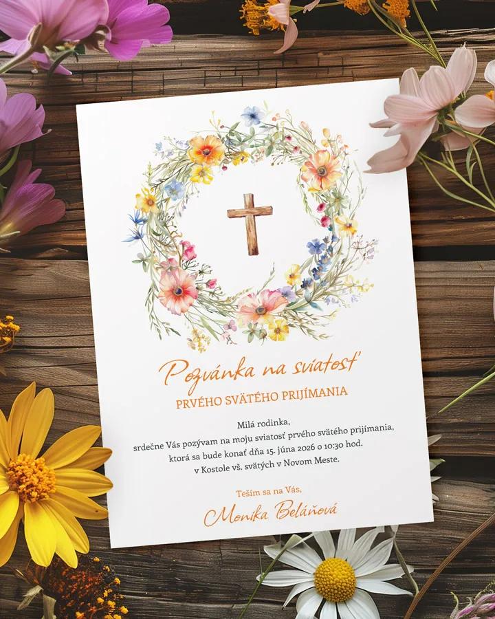 Pozvánka na krst, prvé sväté prijímanie 40