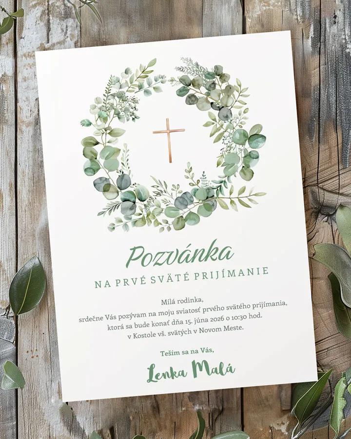 Pozvánka na krst, prvé sväté prijímanie 42