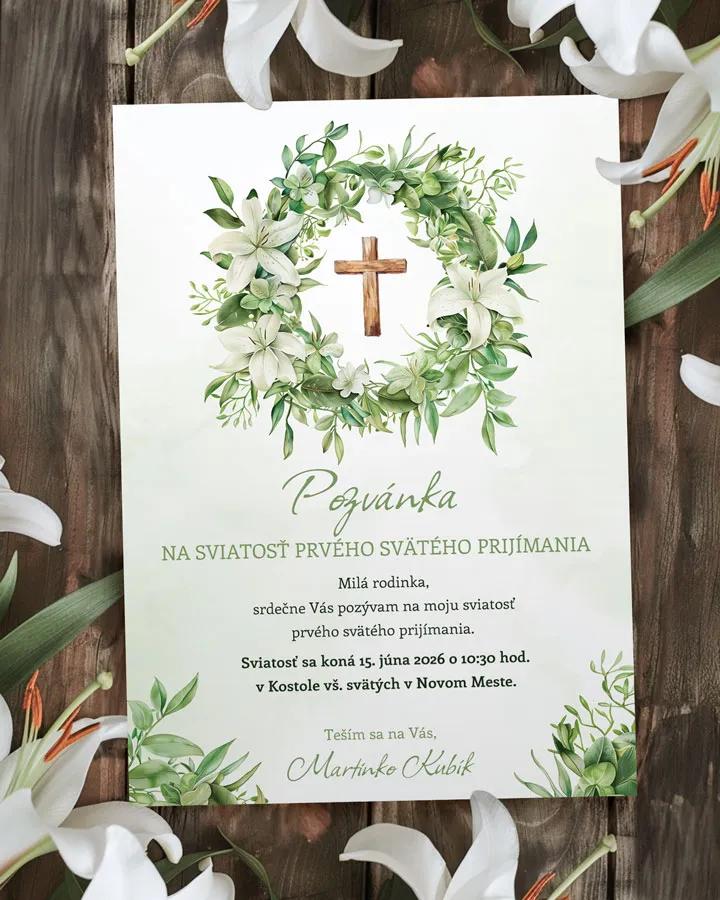 Pozvánka na krst, prvé sväté prijímanie 46