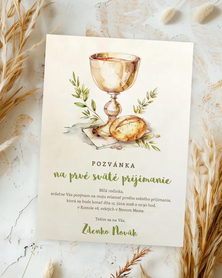 Pozvánka na krst, prvé sväté prijímanie 50