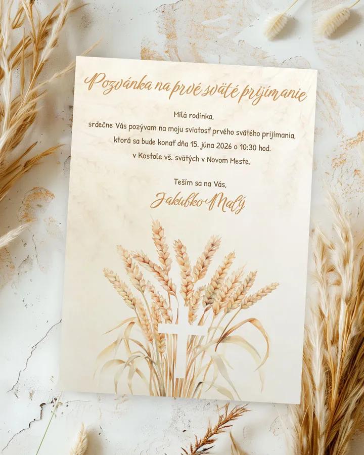 Pozvánka na krst, prvé sväté prijímanie 51