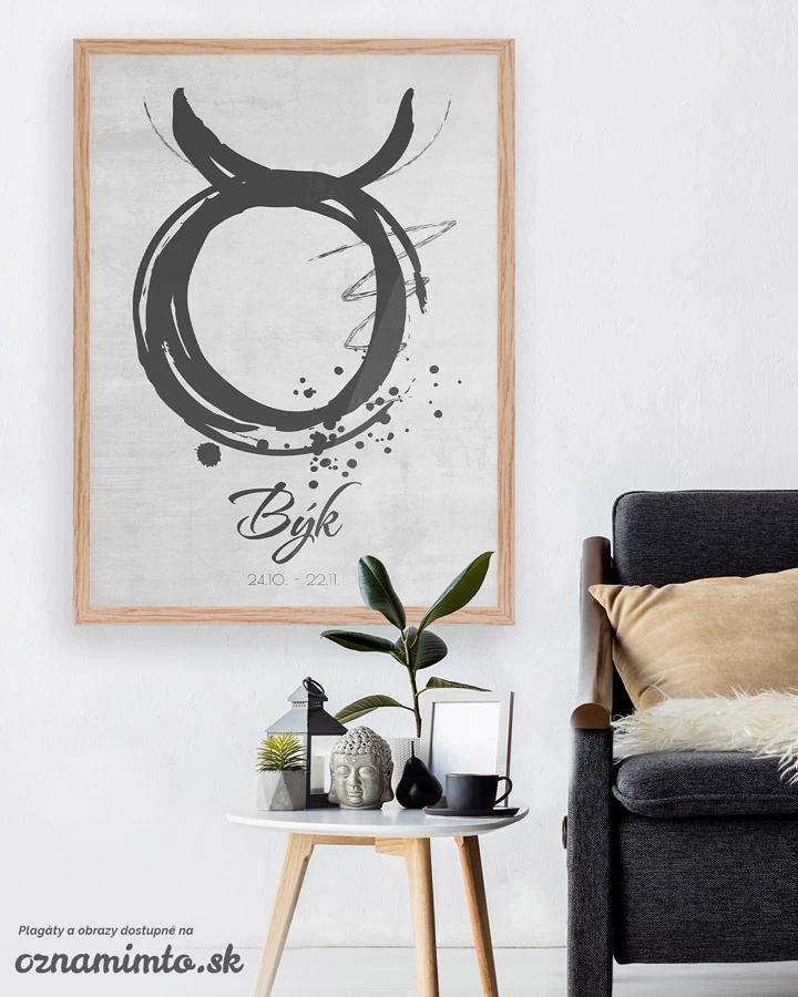 Obraz so znamením Býk - motív 02 1/3
