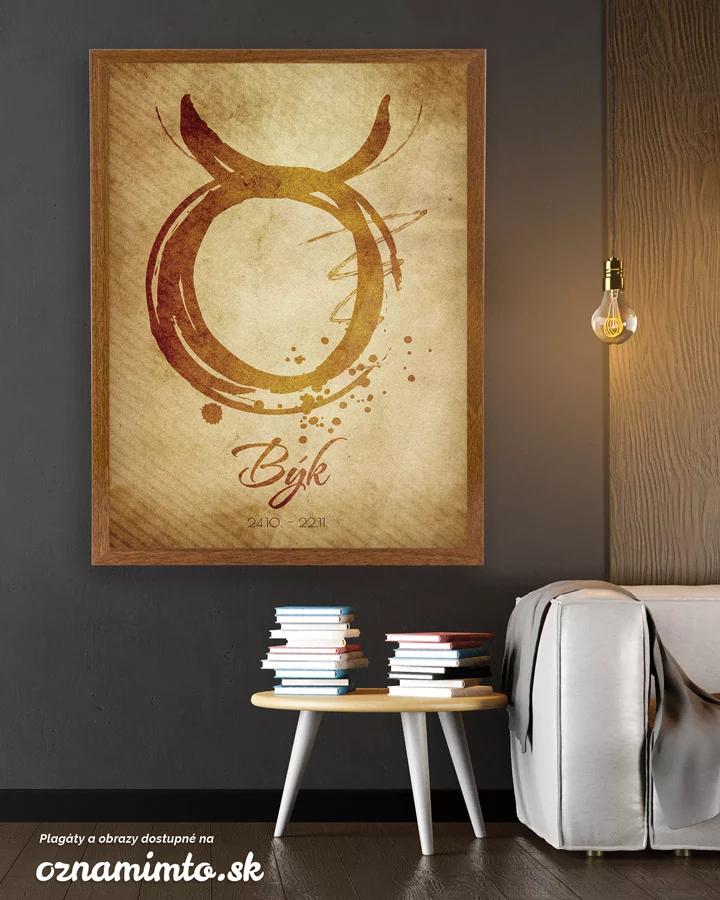 Obraz so znamením Býk - motív 01 1/3