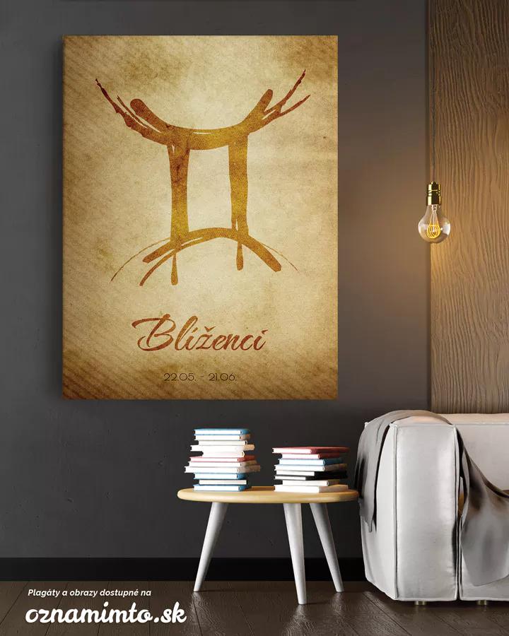 Obraz so znamením Blíženci 2/3