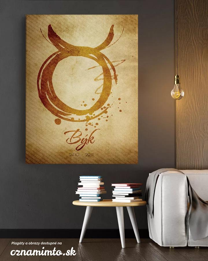 Obraz so znamením Býk - motív 01 2/3
