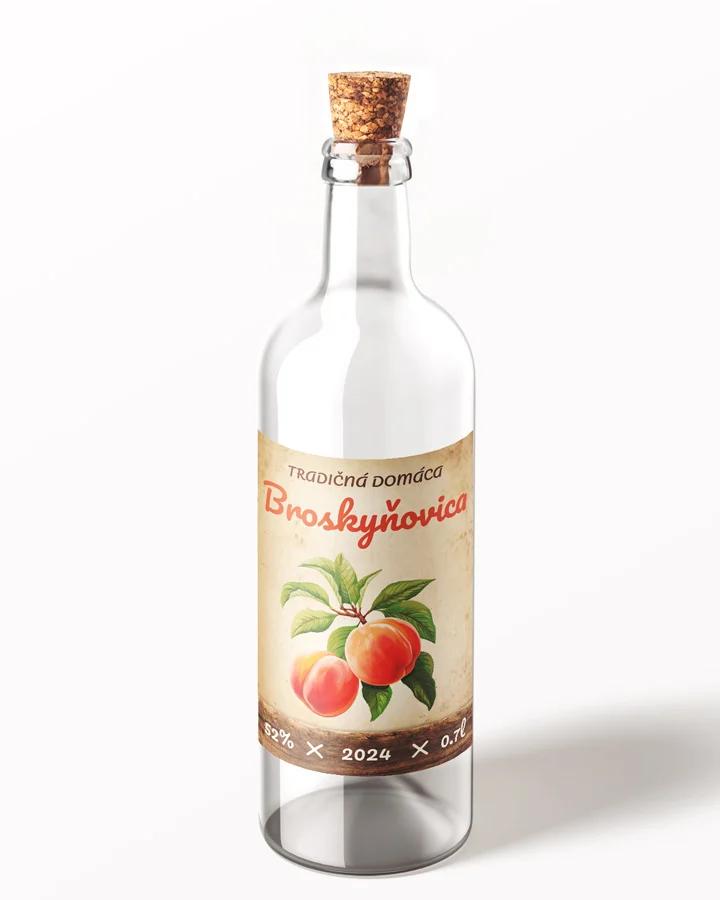 Etikety na pálenku Broskyňovica 11 1/3